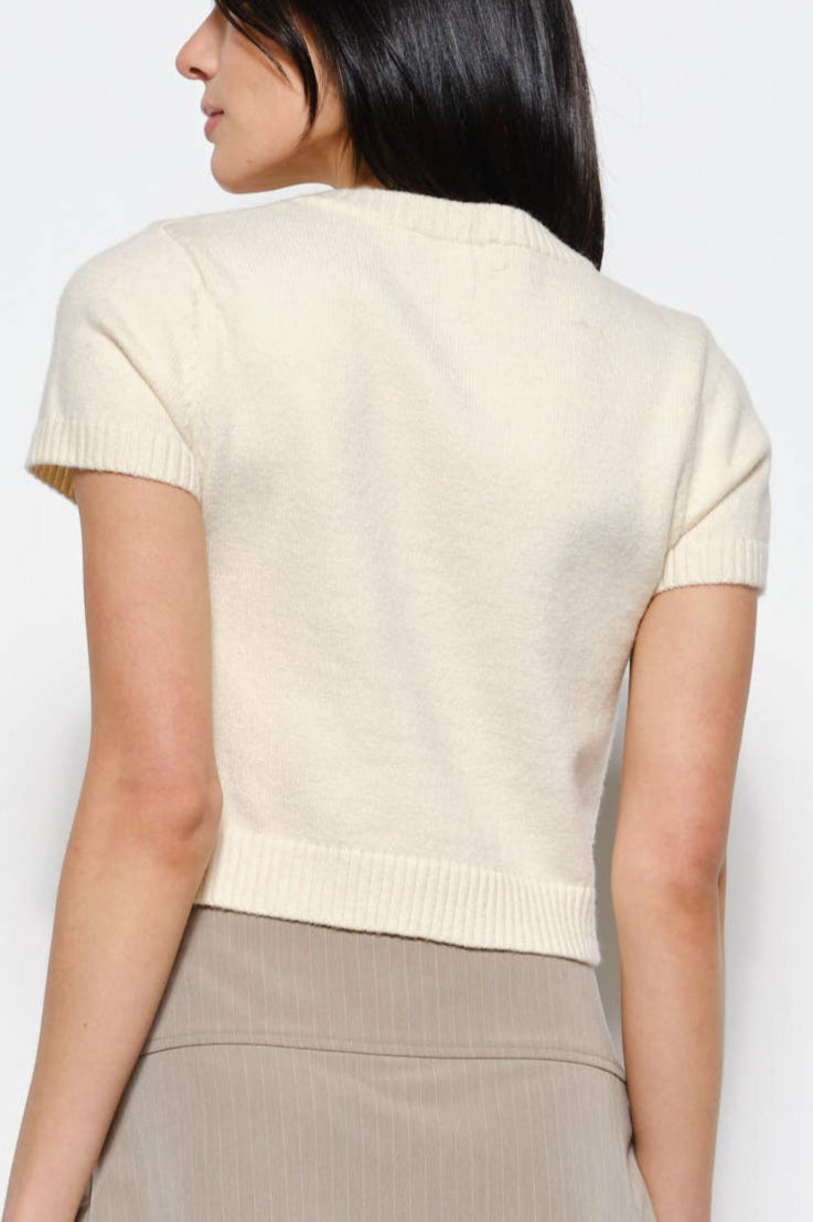 lucy cardigan - ivory