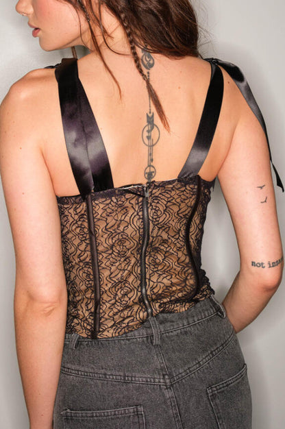 blair corset - black