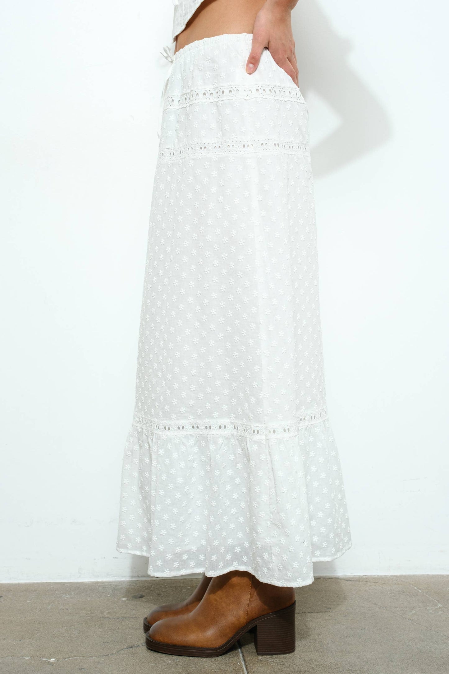 junie skirt - off white