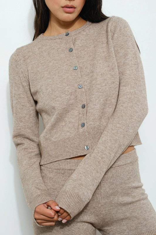 devyn cardigan - mocha