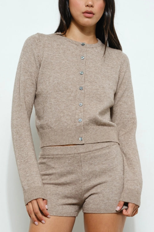 devyn cardigan - mocha