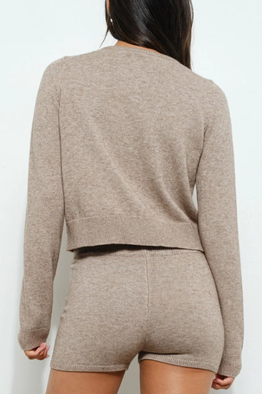devyn cardigan - mocha