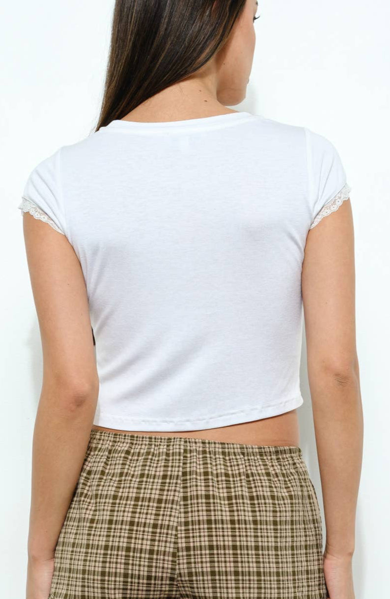 martini tee - ivory
