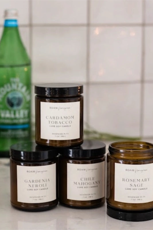 plum cashmere classic soy candle