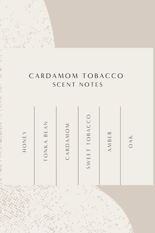 cardamom tobacco classic soy candle