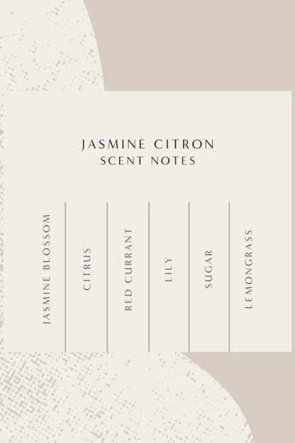 Jasmine Citron Soy Candle