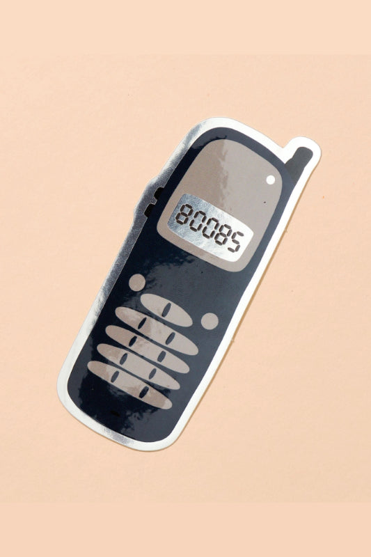 80085 holographic sticker