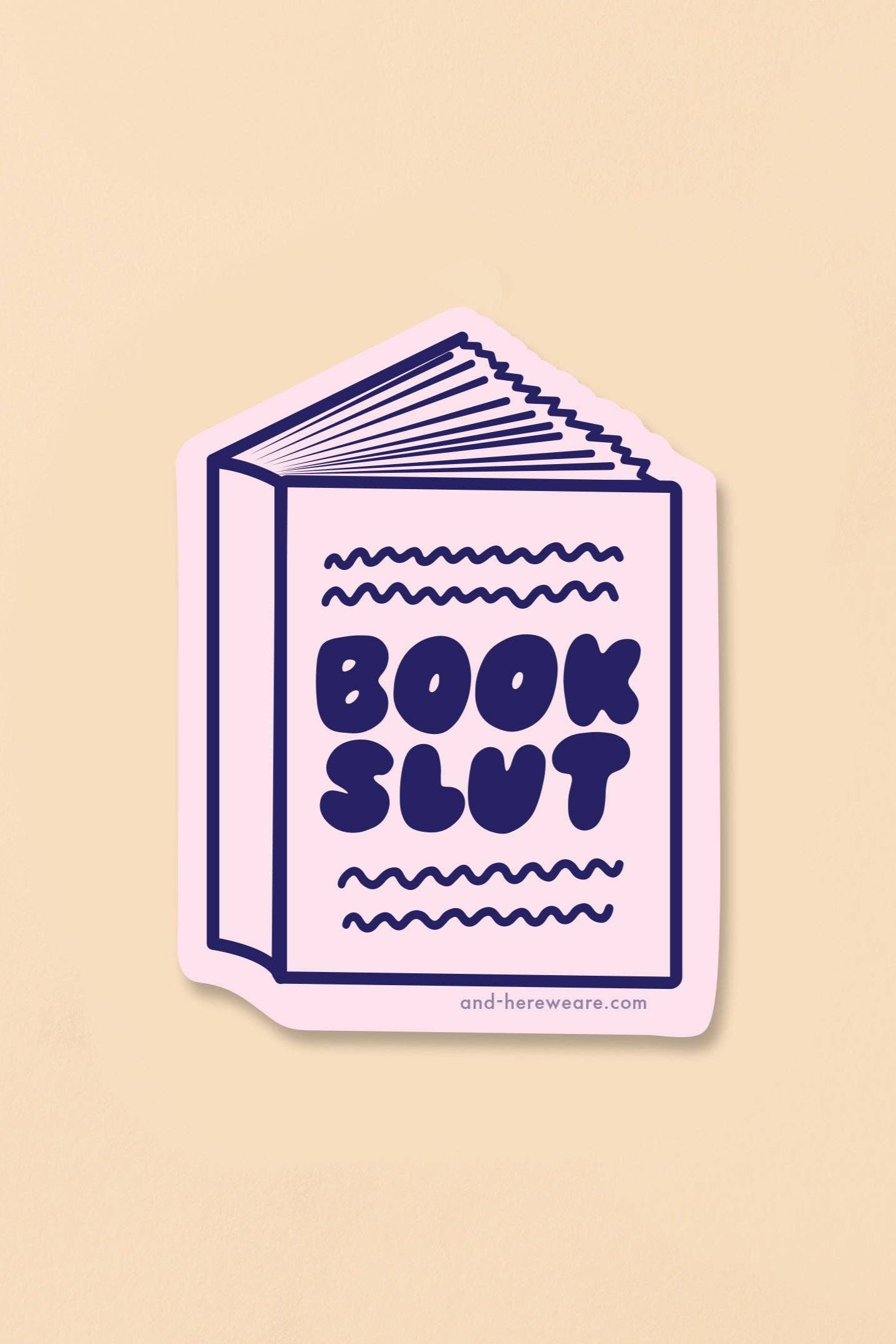 book slut sticker