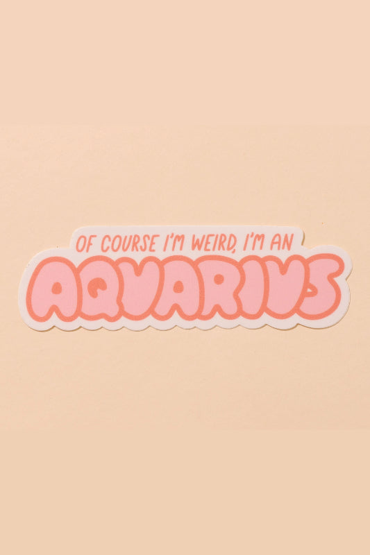 aquarius sticker
