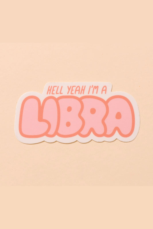 libra sticker