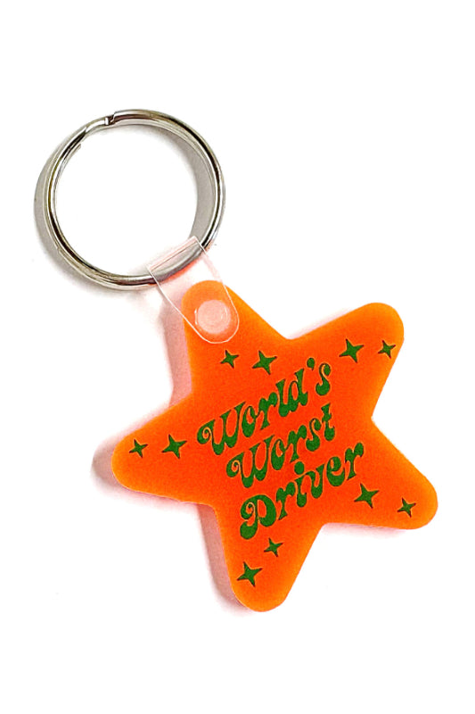 world's worst driver keychain