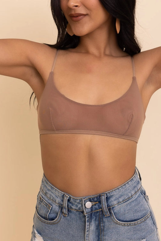 charlotte bralette - nude