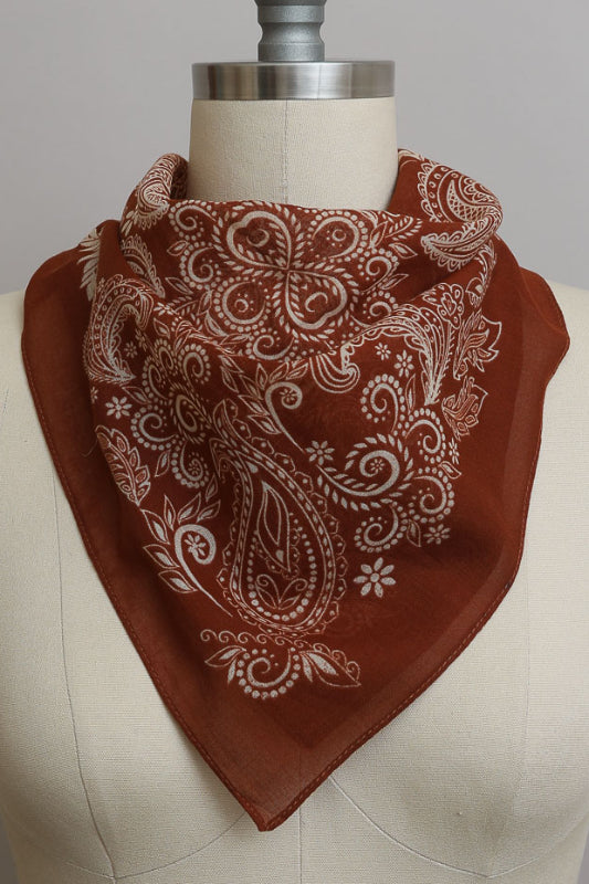 jessie bandana - burnt orange