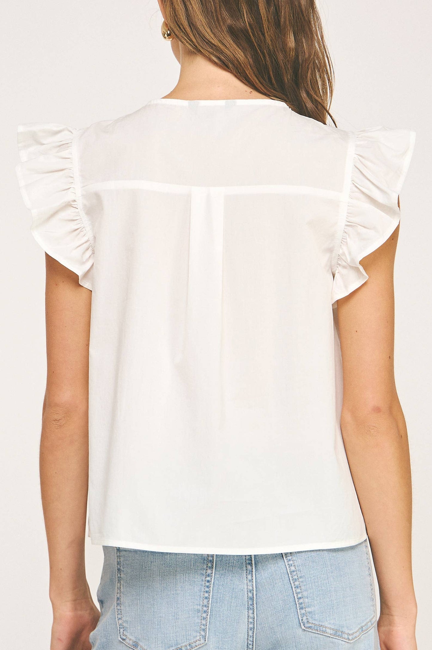 clare top - off white