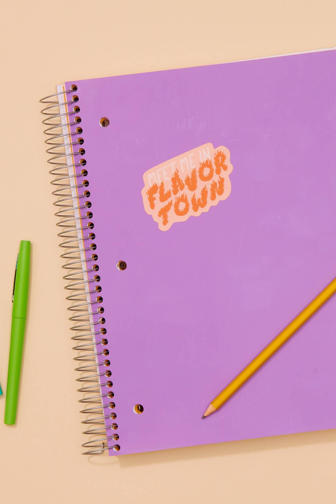 meet me in flavortown sticker