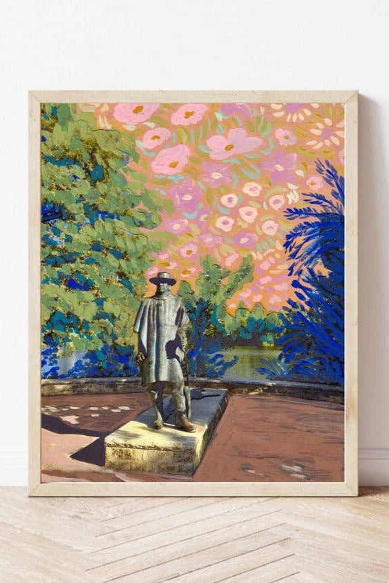 Stevie Ray Vaughan Statue Print | El Baker