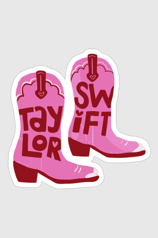 taylor boots sticker