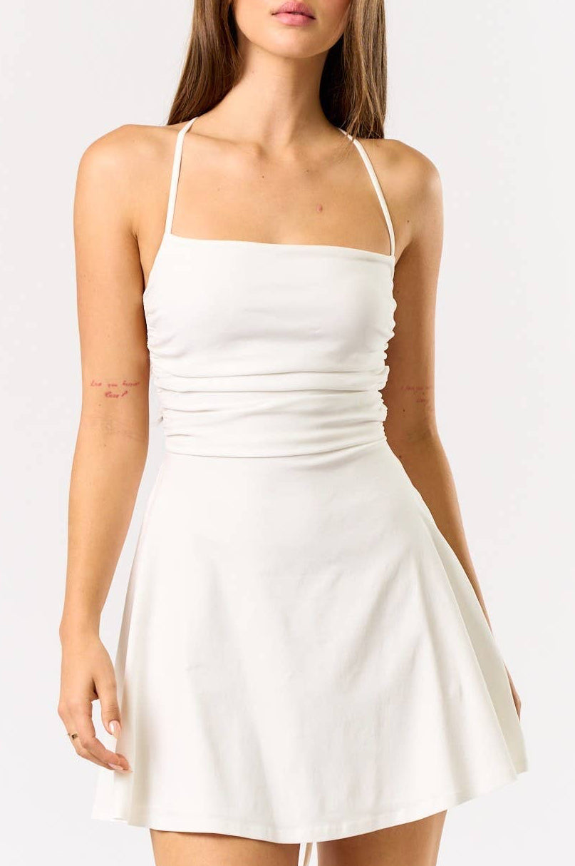 khloe dress - white