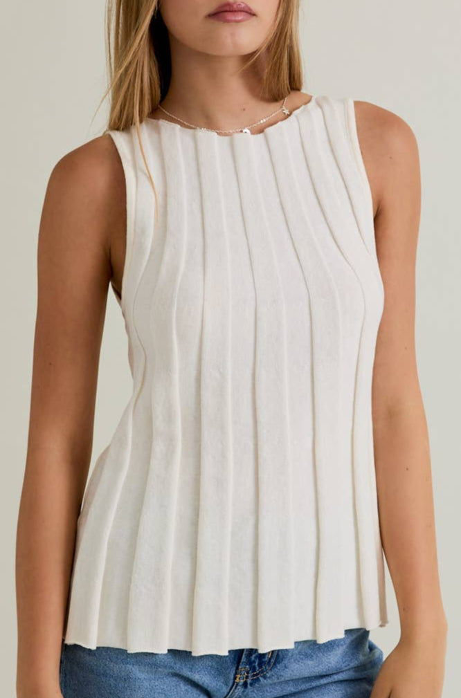 collins top - ivory