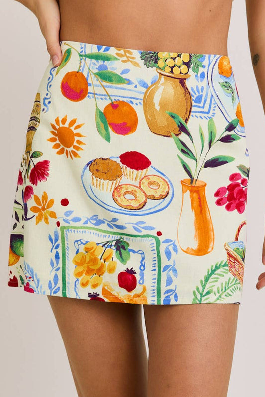 daphne skirt - cream