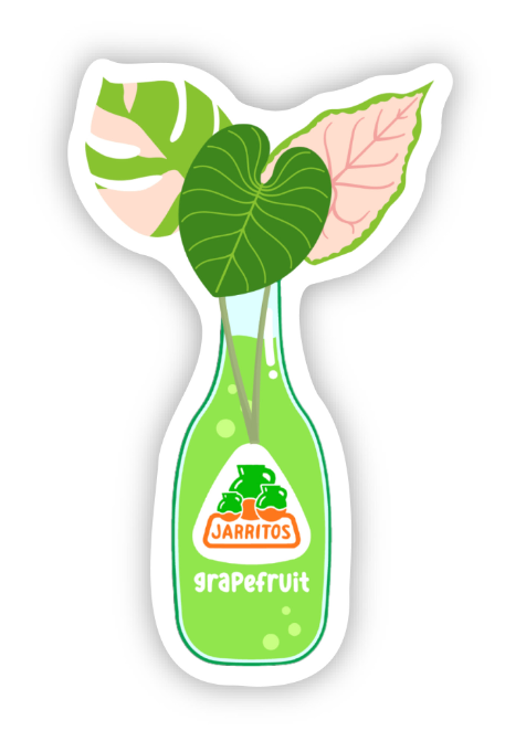 jarritos plant sticker