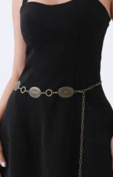 denver chain belt – antique gold