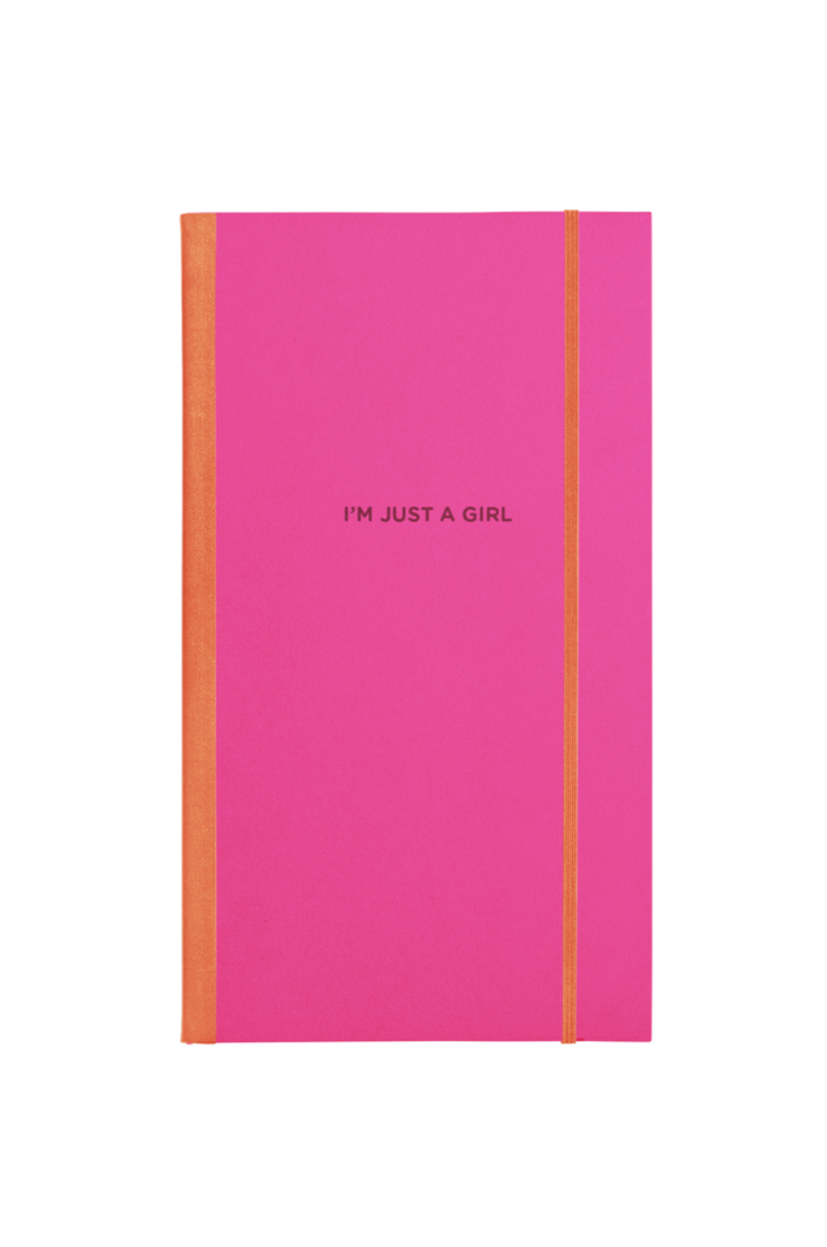 skinny notebook - i'm just a girl