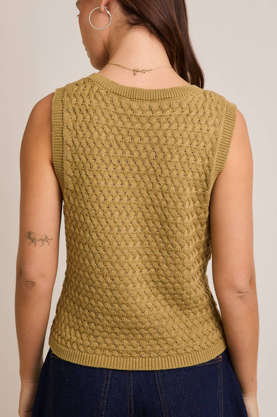 julianna vest - olive