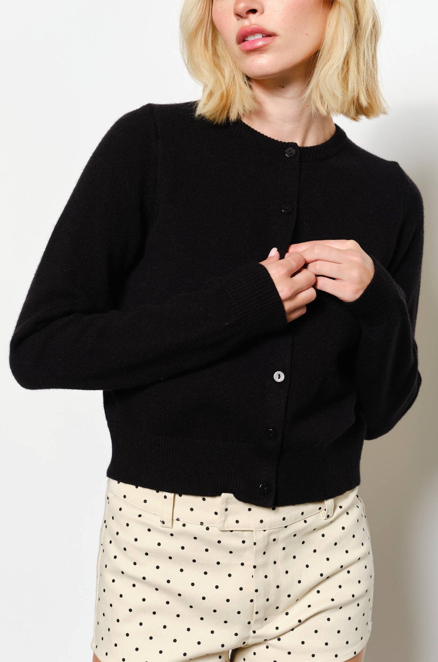 devyn cardigan - black