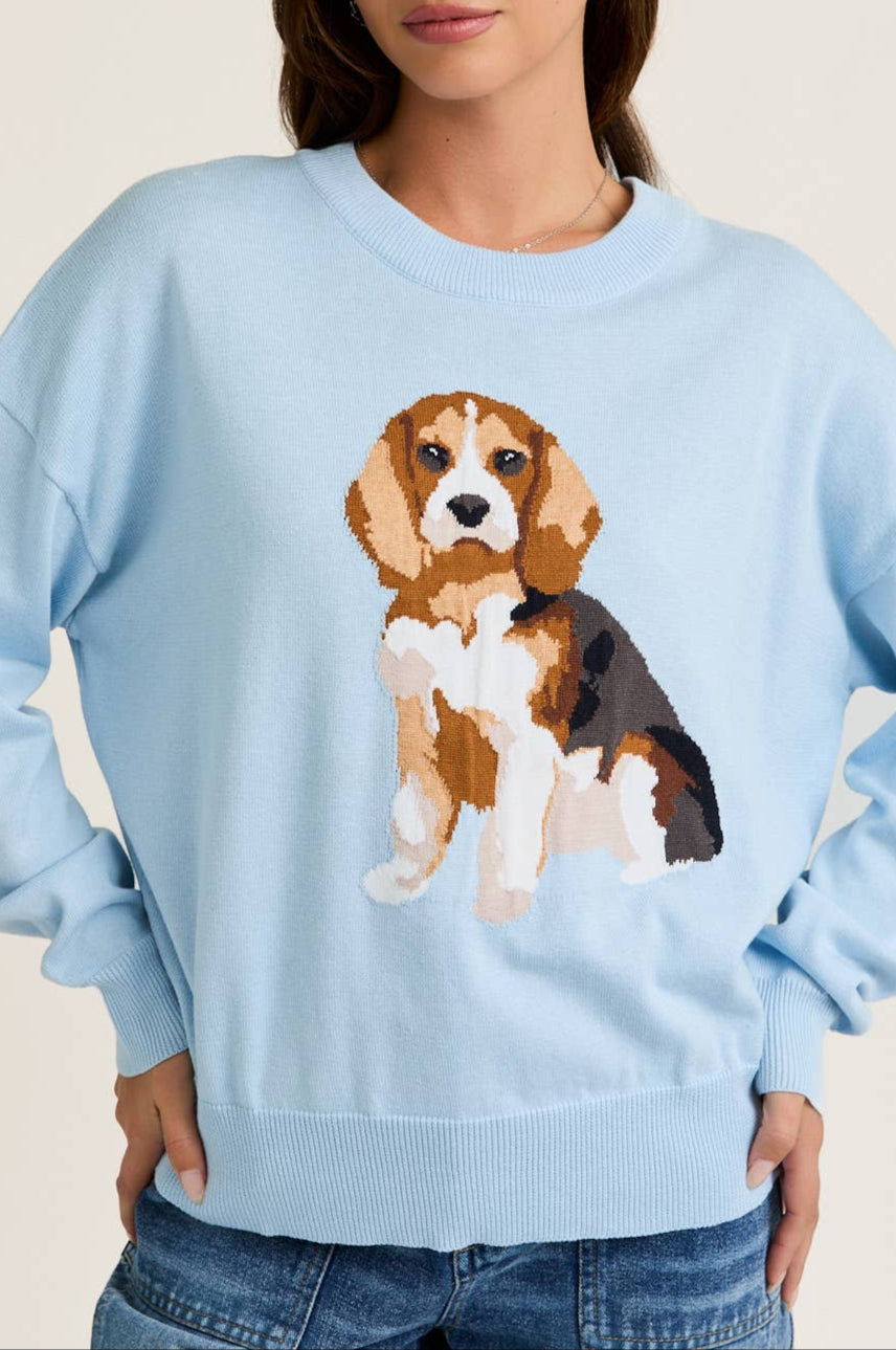 shiloh sweater - baby blue