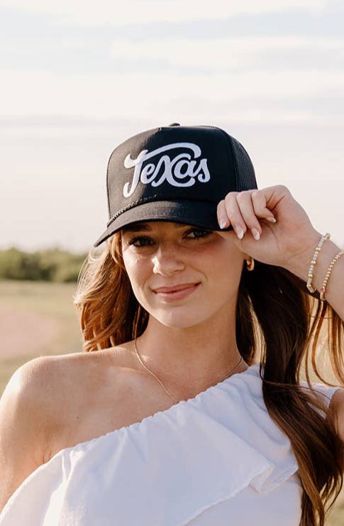 texas rope hat - black