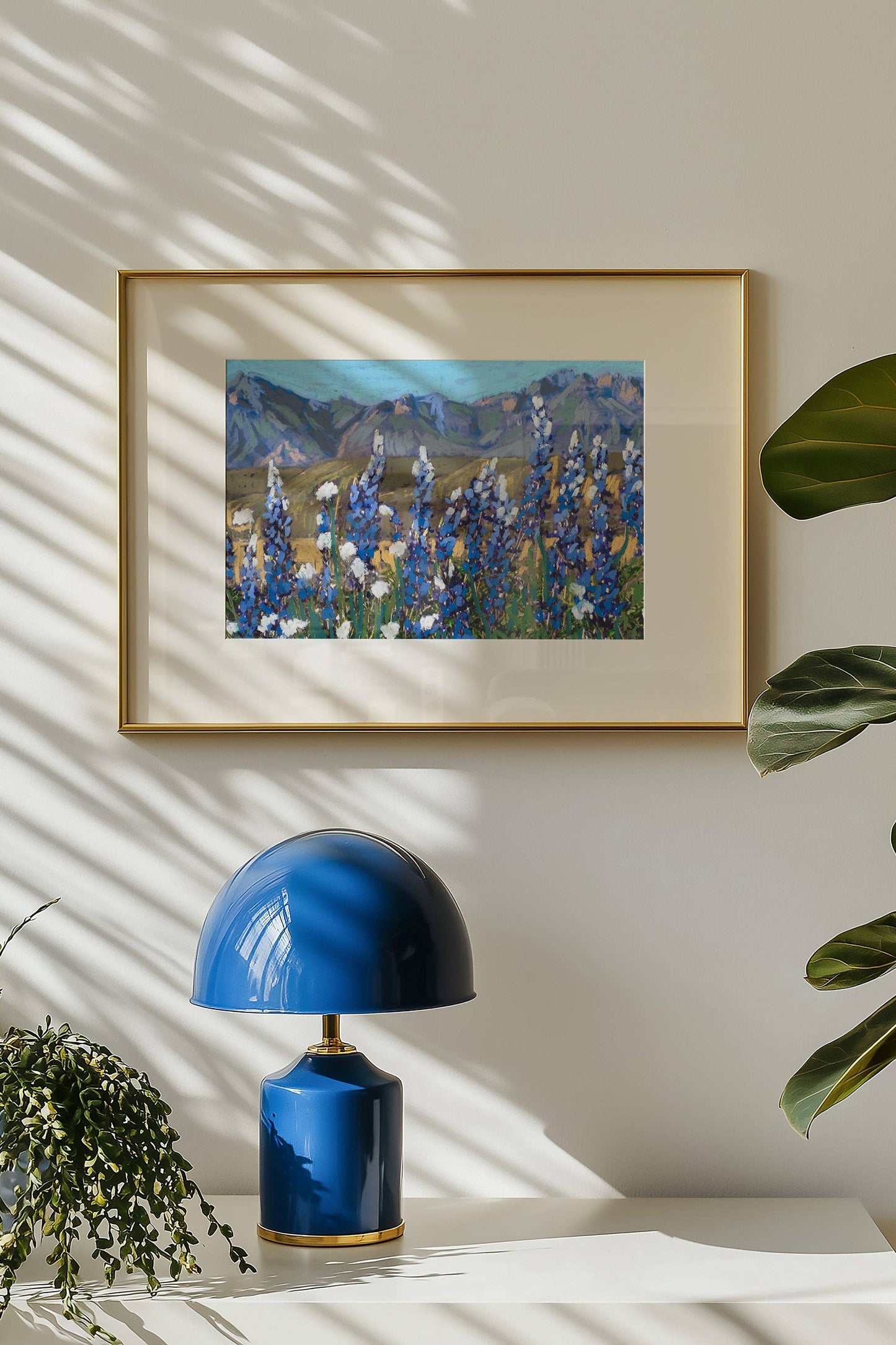 bluebonnets big bend national park print | el baker