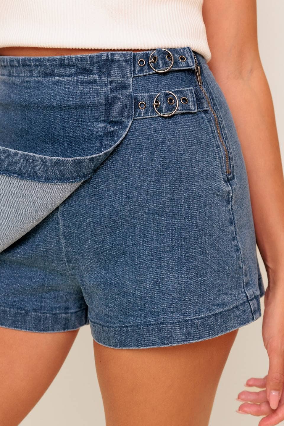 dakota skort - indigo