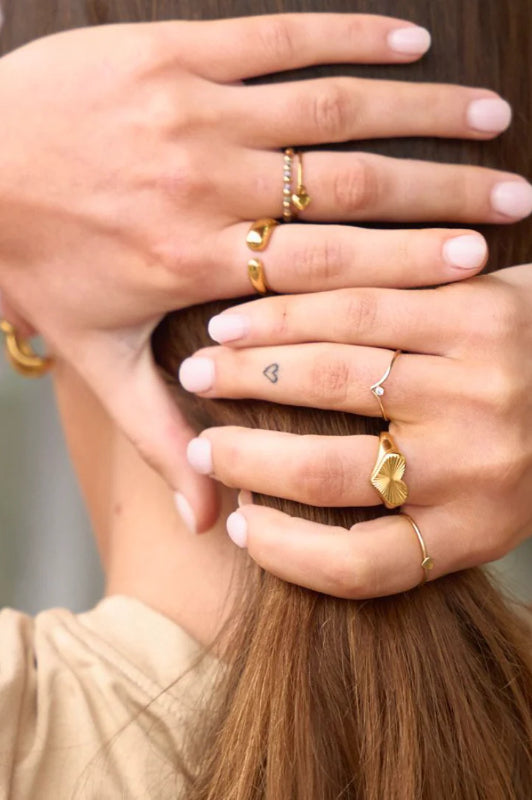 heather heart ring (FINAL SALE)