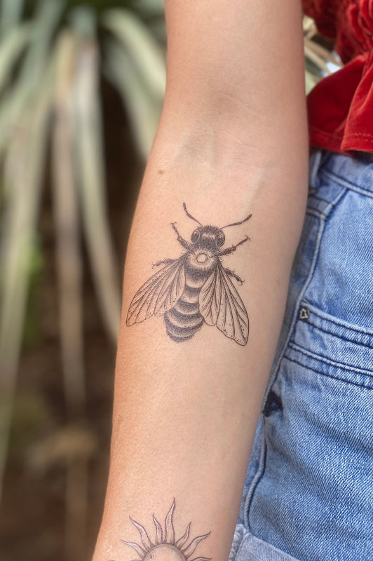 big bee temporary tattoo
