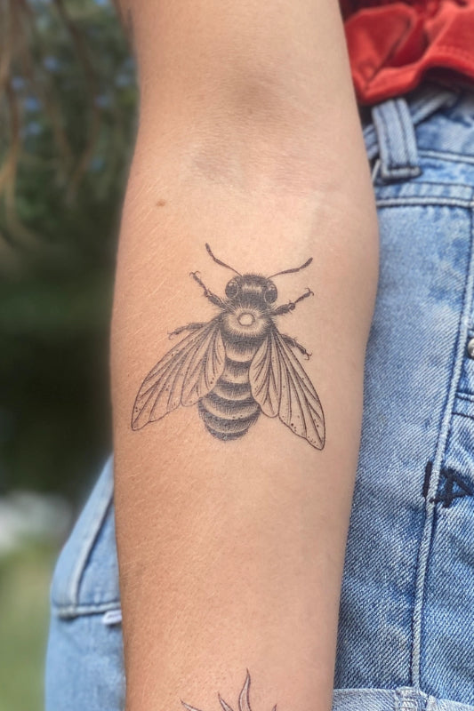 big bee temporary tattoo