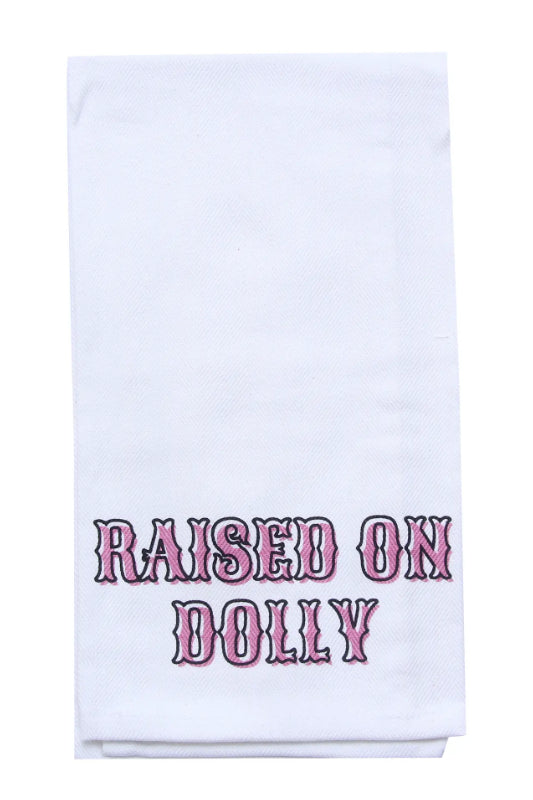 kitchen towel - raised on dolly