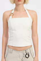 maeve halter - white