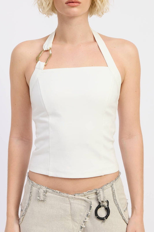 maeve halter - white