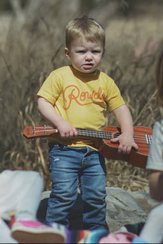 kid's tee rowdy - yellow