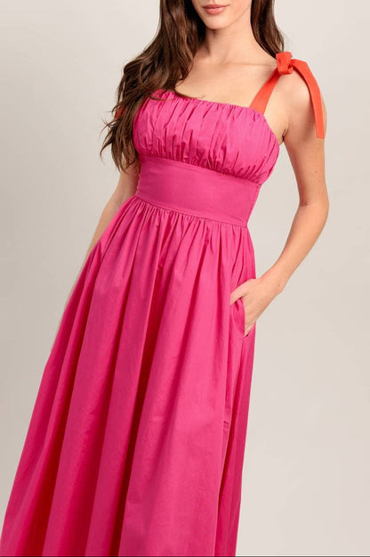 kate dress - fuchsia