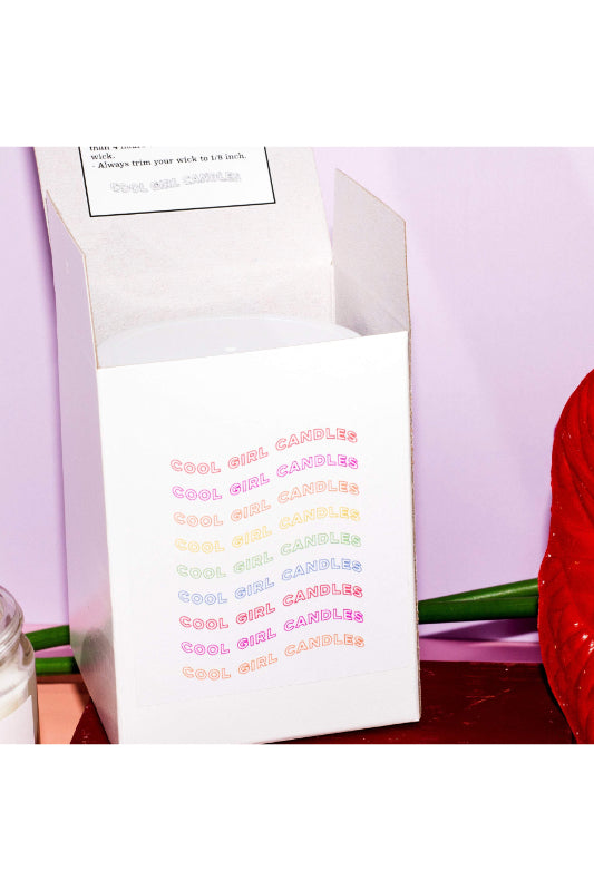 sucrefleur | rose, sweet cream, and champagne candle (FINAL SALE)