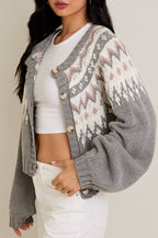 chandler cardigan - brown (FINAL SALE)