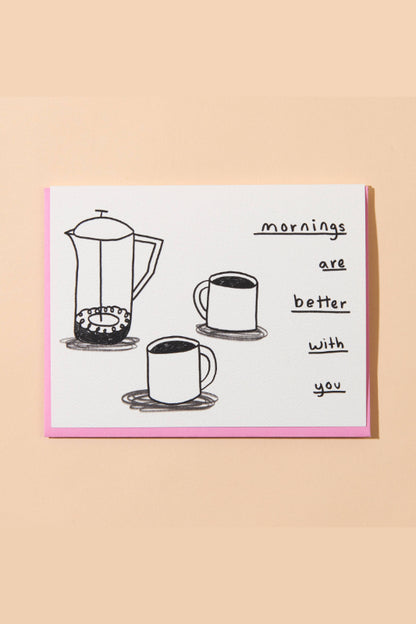 coffee cups card