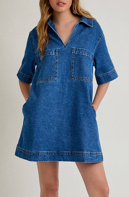 marlee dress - denim