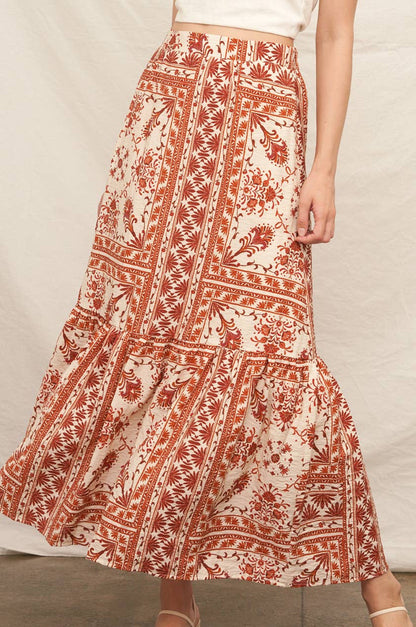helena skirt - rust