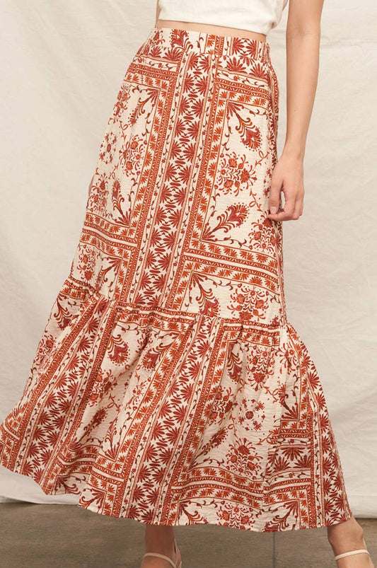 helena skirt - rust