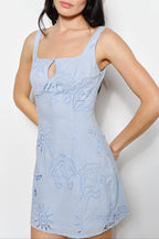 lily mini dress - light blue (FINAL SALE)