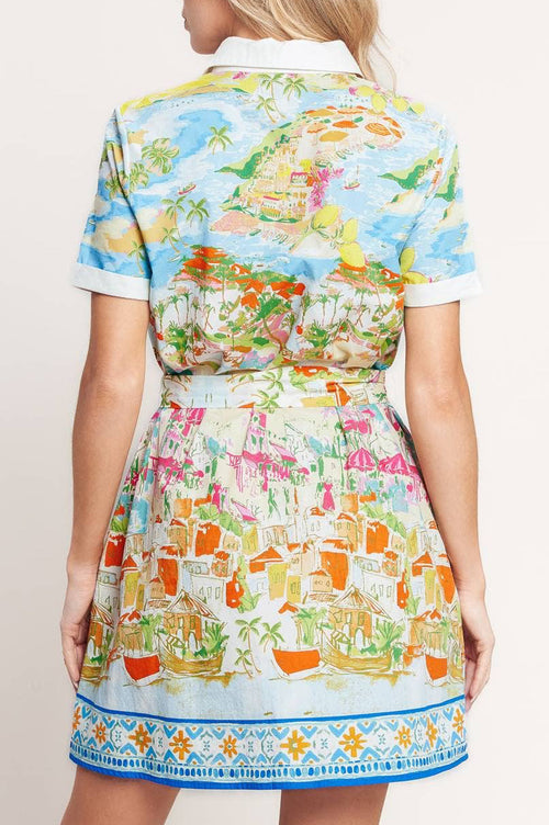 cannes mini dress - multi