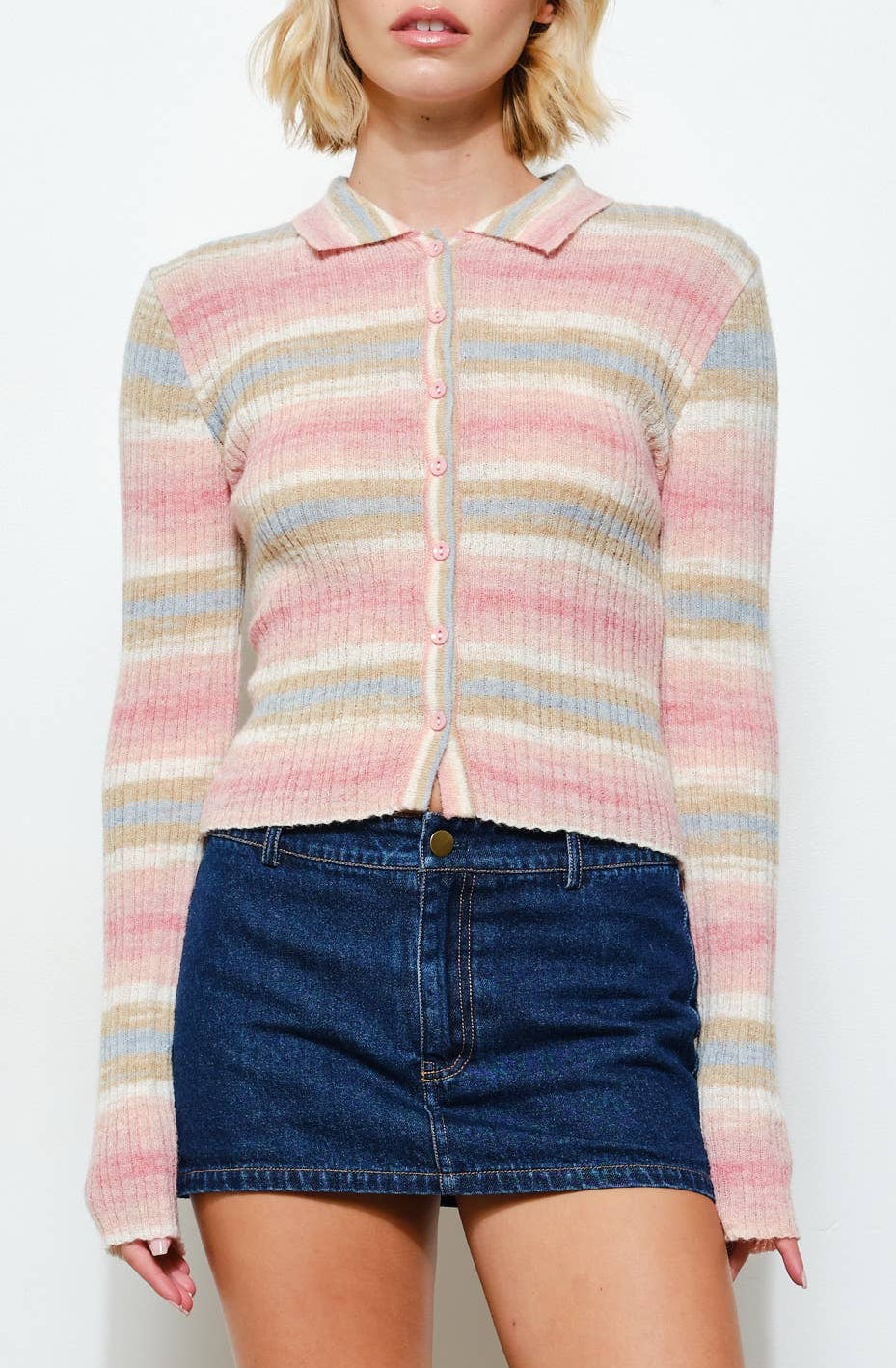 alison polo - soft pink